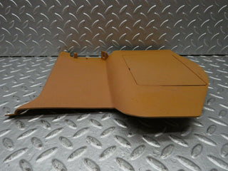 W123 Wagon kick panel left side palomino used OEM