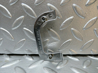 23995 Mercedes-Benz W123 280E Left Interior Chrome Door Latch Trim 1237230124