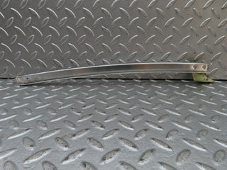 W123 rear left door chrome window channel used OEM