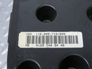 39350 Mercedes-Benz R129 320SL Coupe Instrument Cluster VDO 68K Miles 1295409448