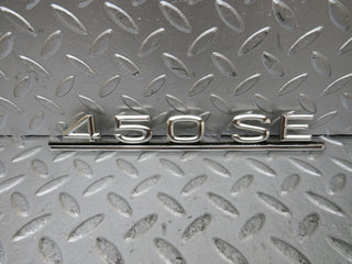 26036 Mercedes-Benz W116 450SE Trunk  Badge Emblem 1168171215