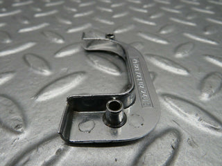 W123 Wagon right chrome door latch trim used OEM