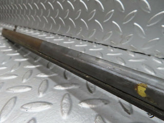 W111 left door window channel with air vent frame used OEM