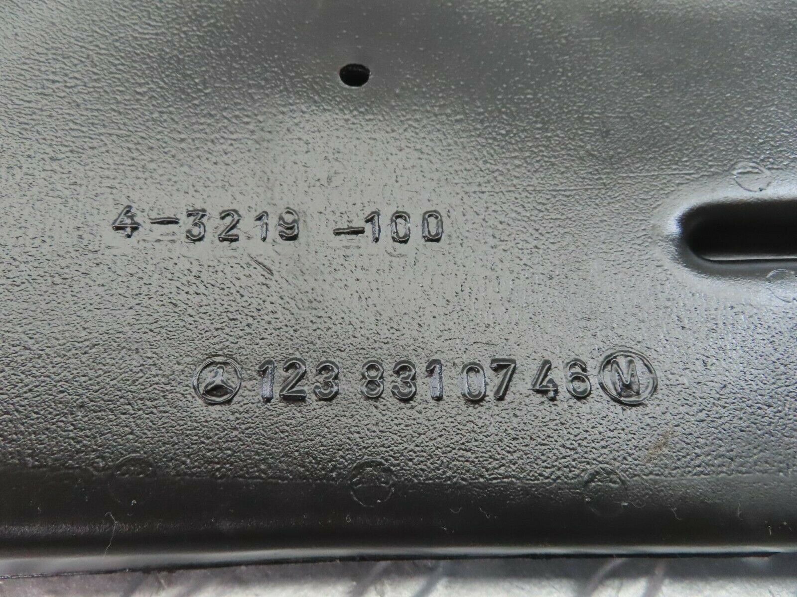 10703 Mercedes-Benz W123 230E Air Duct Heater Ventilation Right 1238310746