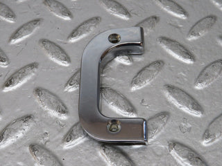 W123 right interior door chrome latch trim used OEM