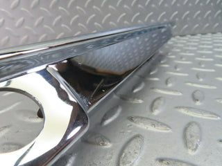 W116 number plate light holder chrome moulding used OEM