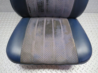 W123 front right driver seat blue used OEM