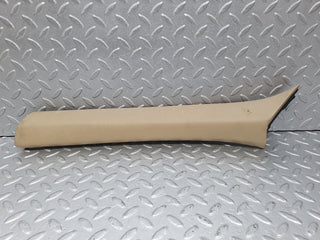 W126 a pillar cover left side beige used OEM