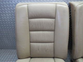 W124 Coupe rear seat leather beige used OEM