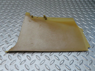 W123 front left kick panel cream used OEM