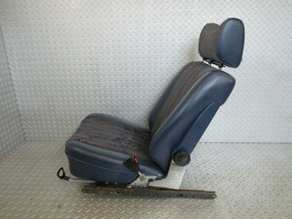 R107 SLC front right seat blue half leather used OEM
