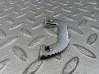 W115 right interior chrome door latch trim used OEM