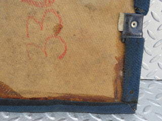 W109 front left kick panel blue used OEM