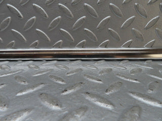 W123 rear left door chrome moulding trim used OEM