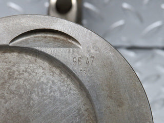 W123 piston with connecting rod used OEM
