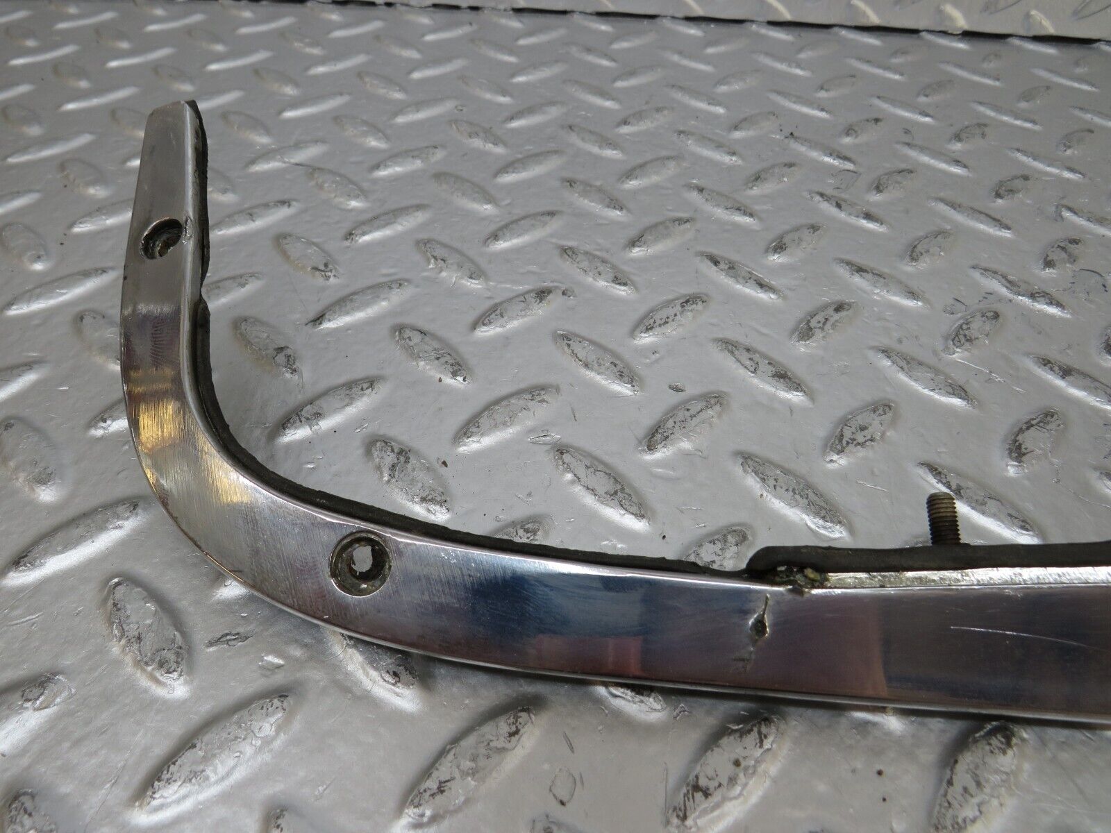 26164 Mercedes-Benz W116 450SE Trunk Chrome Moulding Trim Pair 1166900380