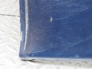 R129 SL front left seat back cover blue used OEM
