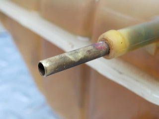 34104 Mercedes-Benz W124 260E Coolant Tank Reservoir 1245000649 1235010215