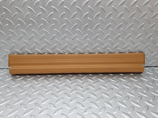 W124 rear left door sill trim palomino used OEM