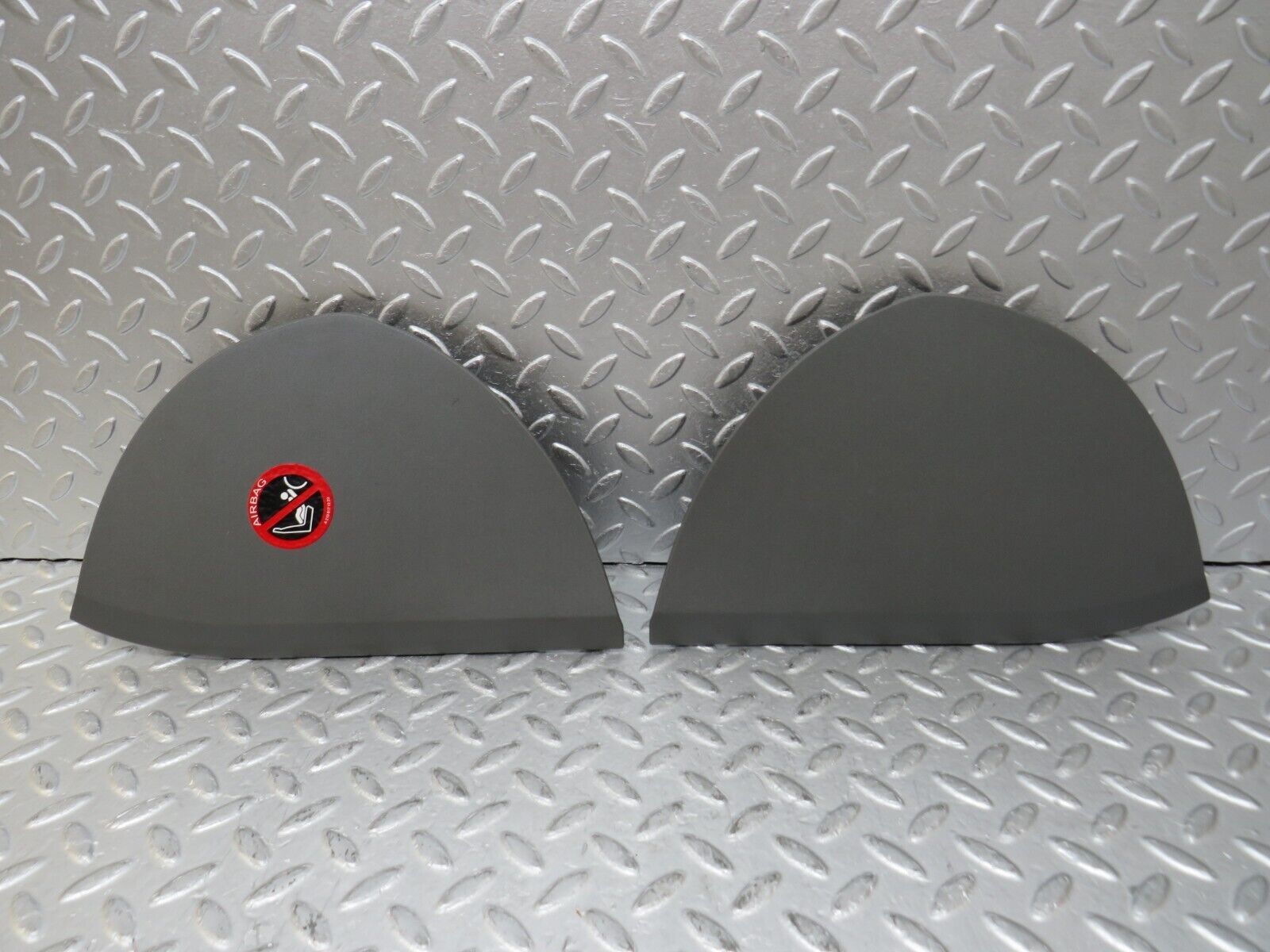 35204 Mercedes-Benz W221 Dashboard Side Cover Panel Pair Grey 2216890108
