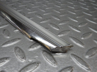 W109 front left door chrome moulding trim used OEM