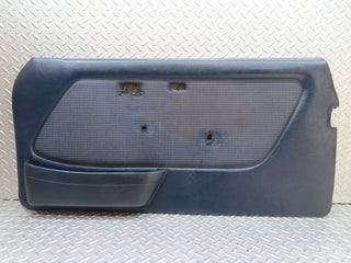 W123 Coupe front right door card blue used OEM