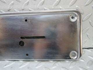 W109 rear number plate holder chrome used OEM