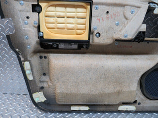 W140 front right door card blue used OEM