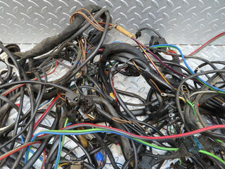 W123 engine chassis body wire wiring harness used OEM