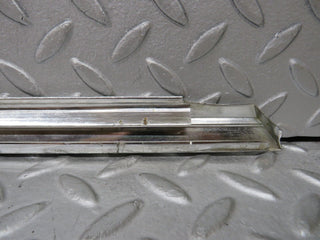 W109 front left door chrome moulding trim used OEM