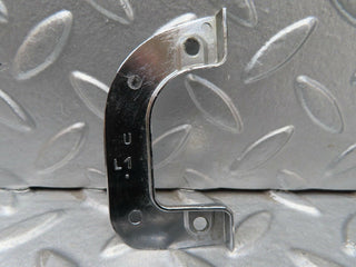 R107 SLC left interior chrome door latch trim used OEM