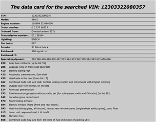28079 Mercedes-Benz W123 280E Car Jack Ate 1235830315