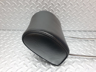 W123 front seat headrest leather black used OEM
