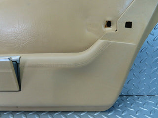 W116 rear right door card beige used OEM