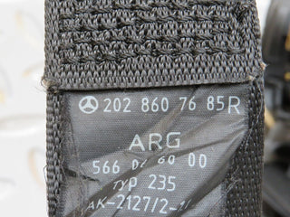 33526 Mercedes-Benz W202 C180 Rear Seat Belt Set With Buckles 2028607585