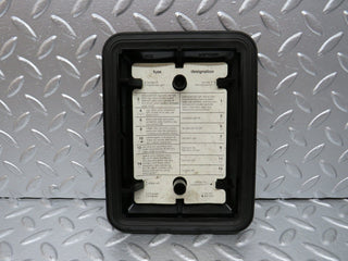 W123 fuse box cover lid used OEM