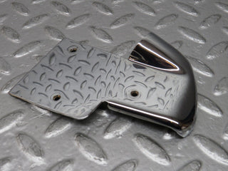 W124 Cabriolet b pillar chrome cover plate left side used OEM