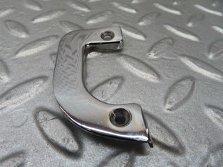R107 SLC left interior chrome door latch trim used OEM