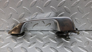 W109 rear right door chrome handle used OEM