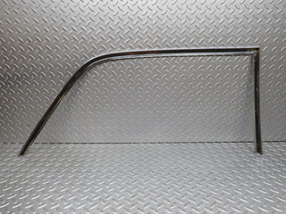 W109 rear left door chrome window frame used OEM