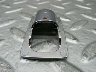 W123 Coupe door lock handle surround chrome used OEM