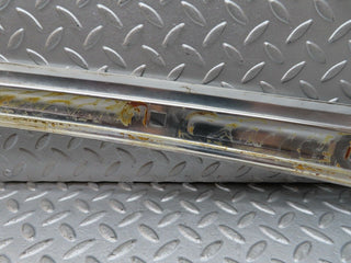 W116 a pillar chrome moulding trim left side used OEM