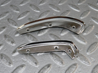 W109 interior door handle chrome trim pair right used OEM