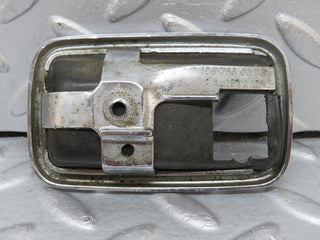 W108 chrome frame for door opener left used OEM