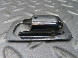 W123 Coupe door lock handle surround chrome used OEM