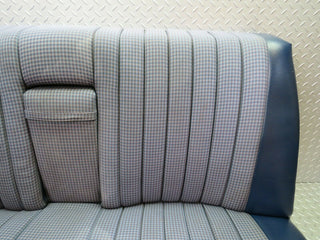 23276 Mercedes-Benz W116 350SE Rear Seat Half Leather Blue 1169240316