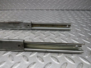 W126 Coupe front left seat rail pair used OEM