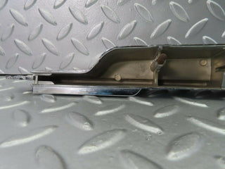 W116 number plate light holder chrome moulding used OEM