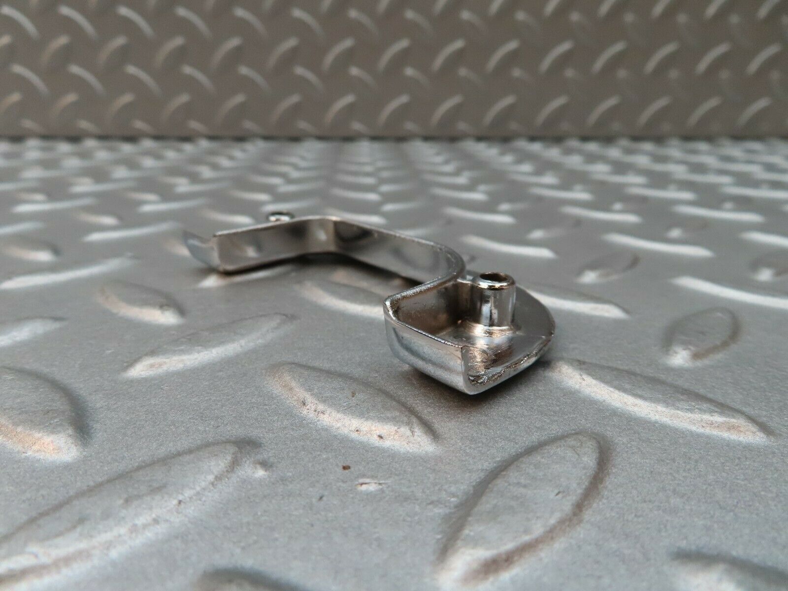 3824 Mercedes-Benz S123 200T Wagon Left Chrome Door Latch Trim 1237230124