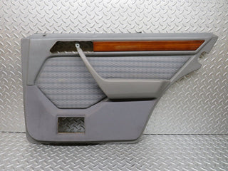 W124 rear right door card grey used OEM